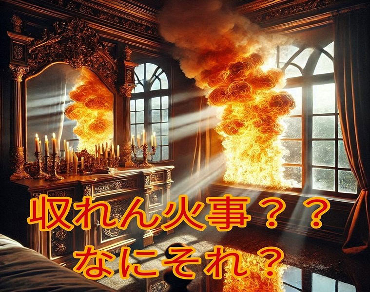 収れん火事？？なにそれ？